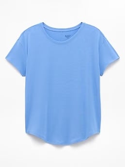Athleta Move With Ease T-Shirt - Blue (Waterfall)
