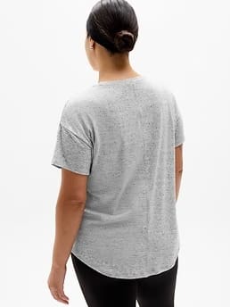 Athleta Move With Ease T-Shirt - Gray (Grey Heather)