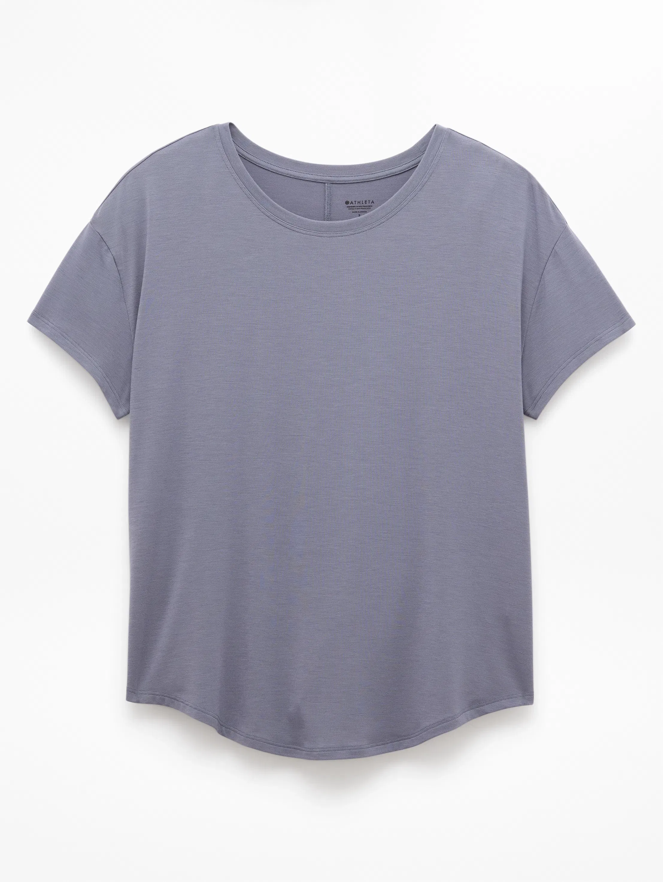 Athleta Move With Ease T-Shirt - Gray (Slate)