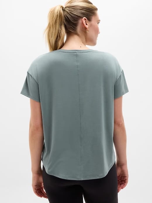 Athleta Move With Ease T-Shirt - Green (Botanical)