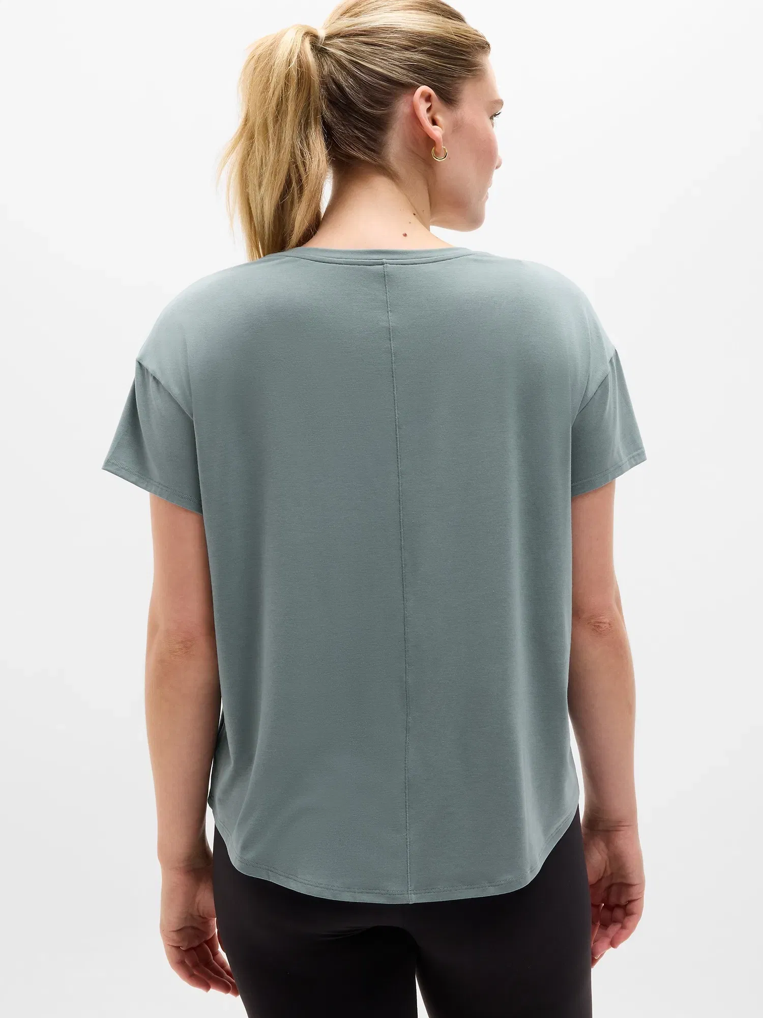 Athleta Move With Ease T-Shirt - Green (Botanical)