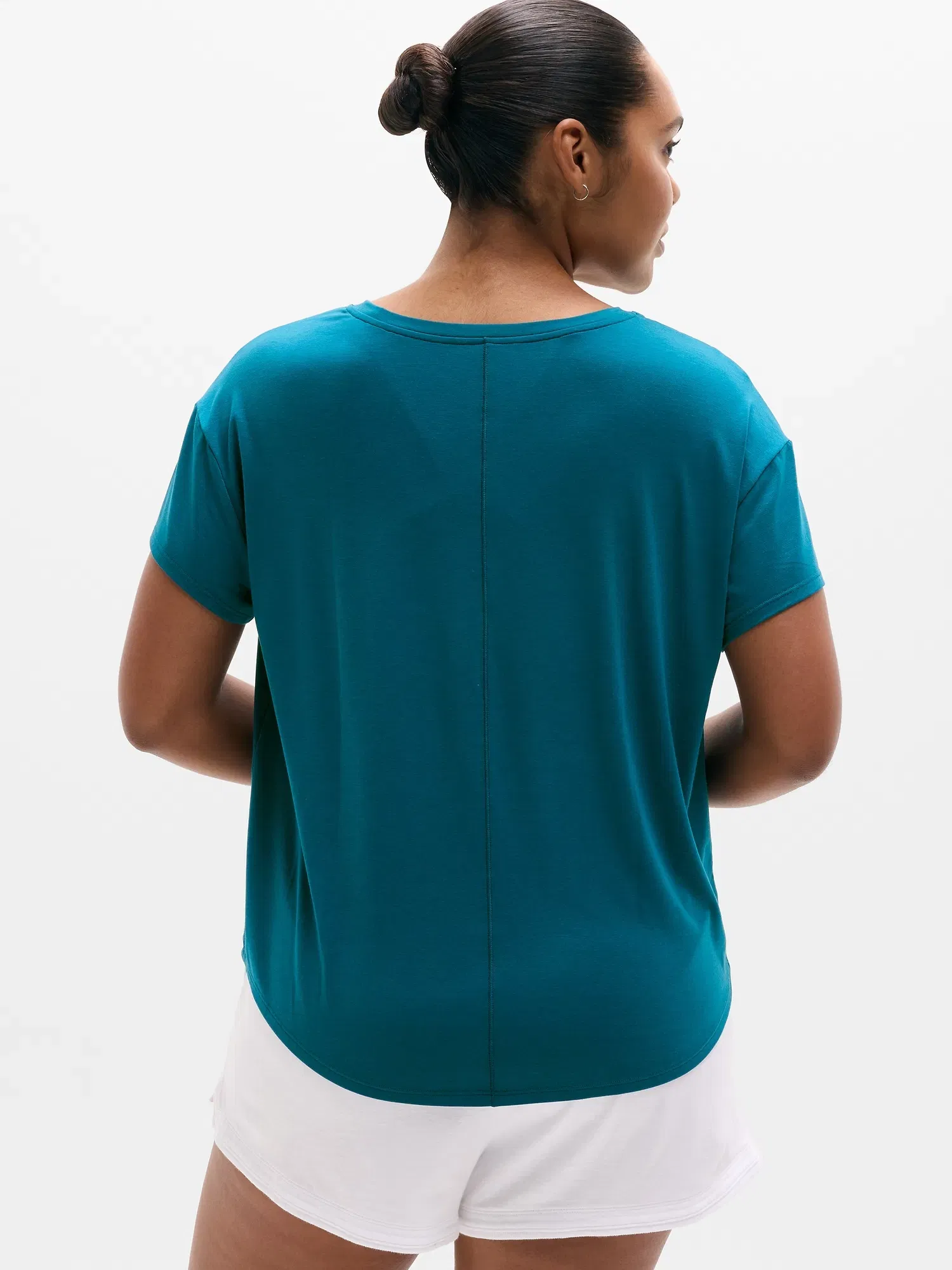 Athleta Move With Ease T-Shirt - Green (Coastal Teal)