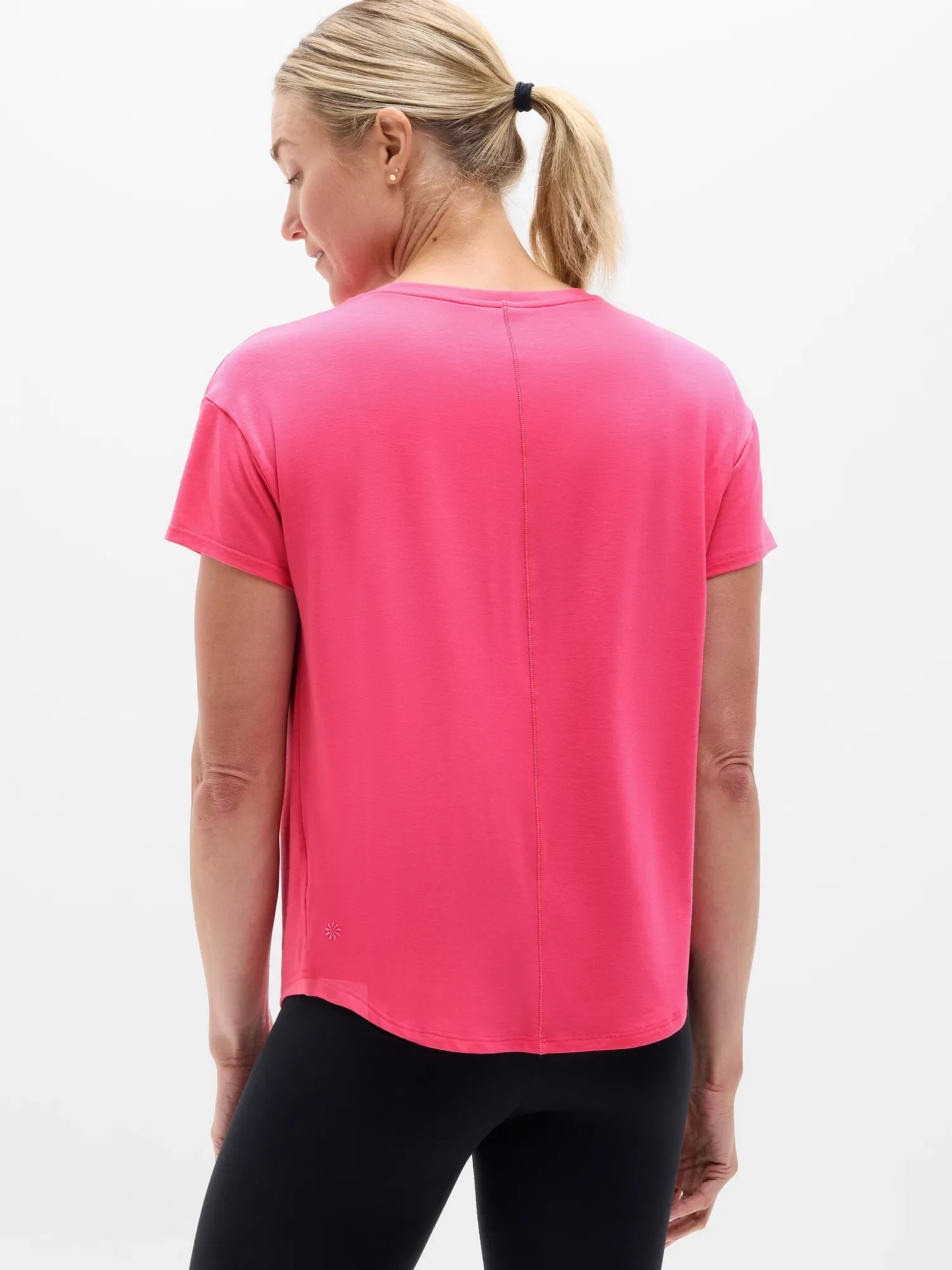 Athleta Move With Ease T-Shirt - Pink (Cerise)