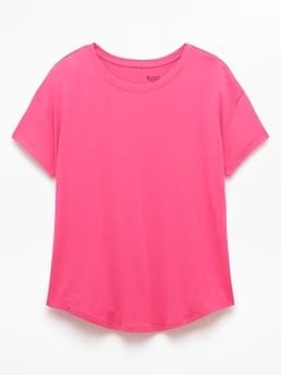 Athleta Move With Ease T-Shirt - Pink (Cerise)