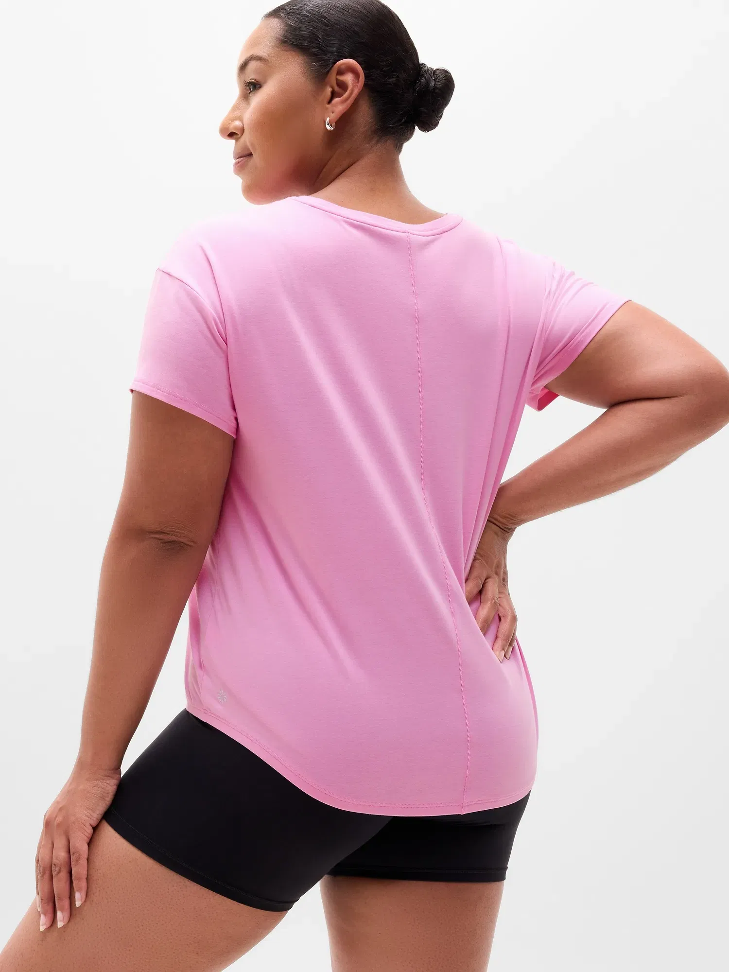 Athleta Move With Ease T-Shirt - Pink (Waterlily)