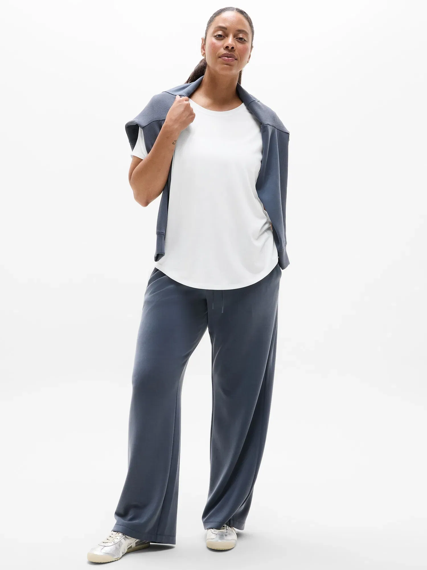Athleta Move With Ease T-Shirt - White (Bright White)