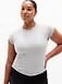 Athleta Perfect Rib T-Shirt - Gray (Grey Heather)