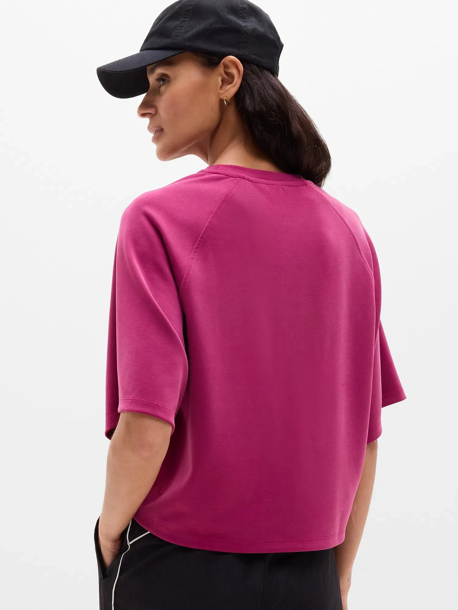 Athleta Seasoft T-Shirt - Purple (Wildberry)