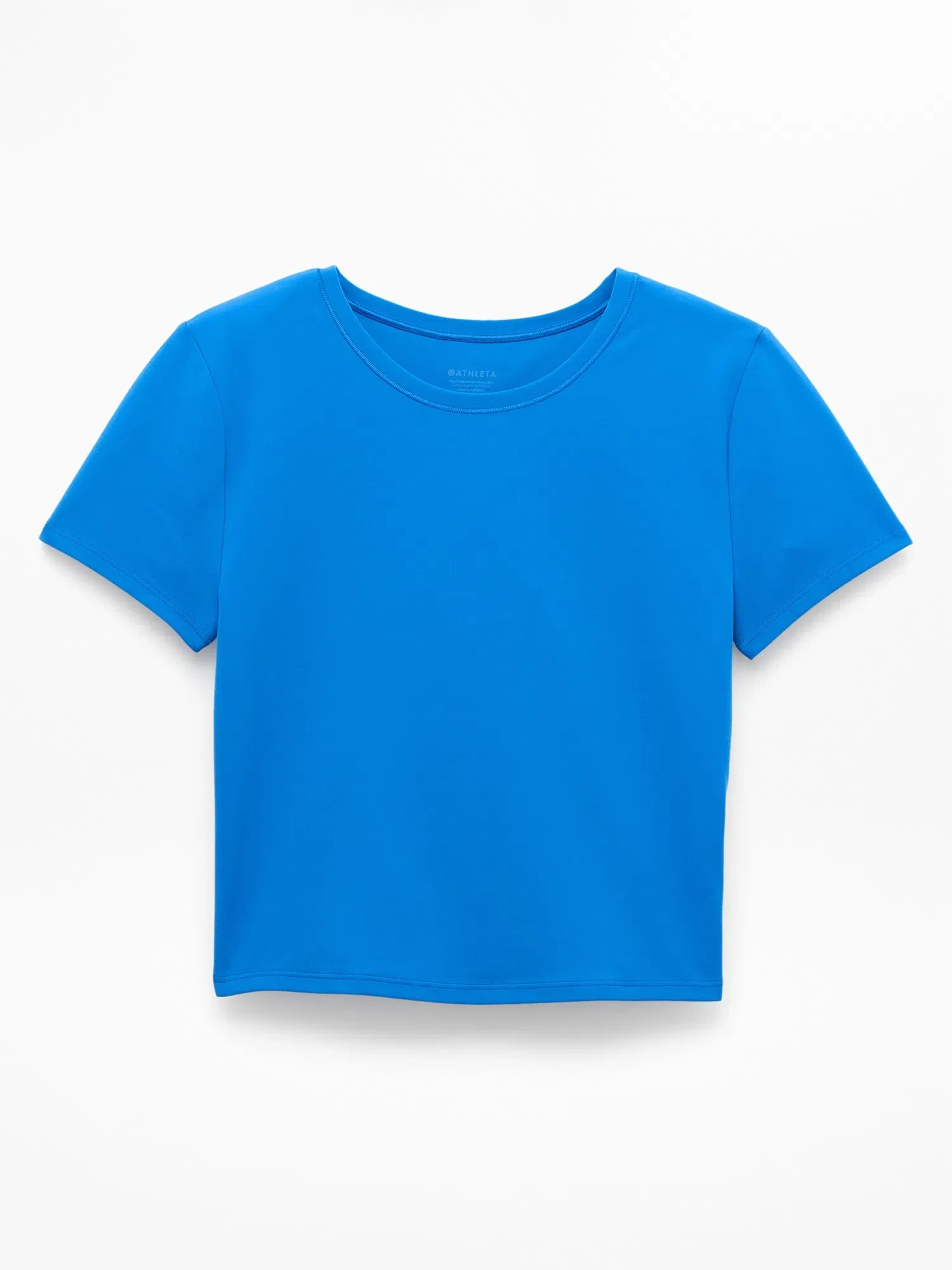 Athleta Transcend Open Back T-Shirt - Blue (Breaker)