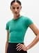 Athleta Transcend Open Back T-Shirt - Green (Alpine)