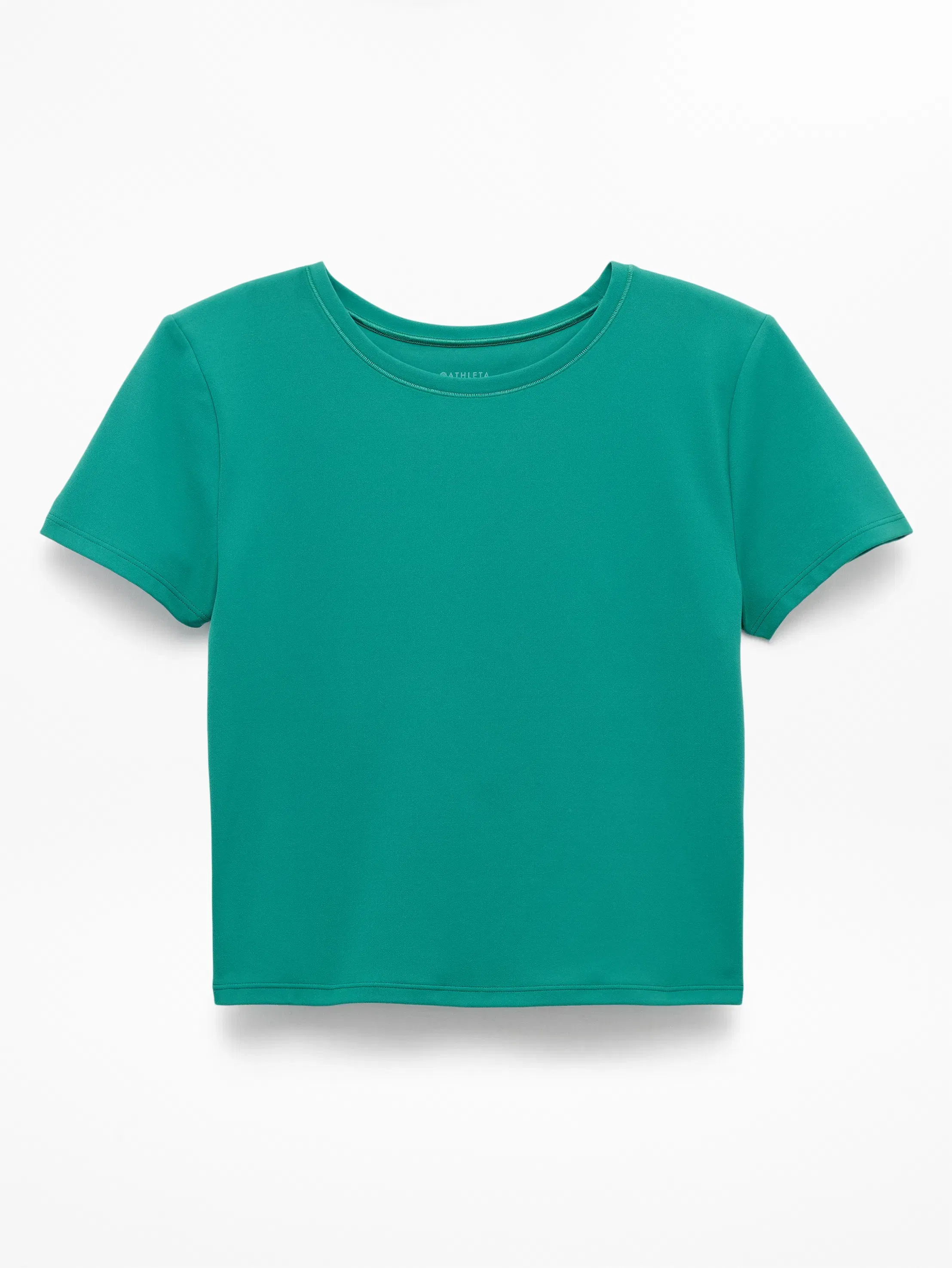 Athleta Transcend Open Back T-Shirt - Green (Alpine)