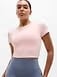 Athleta Transcend Open Back T-Shirt - Pink (Pink Sand)