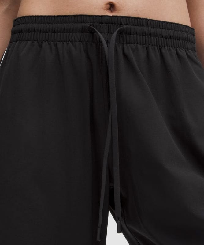 lululemon Court Rival Mid-Rise Wide-Leg Track Pants *Asia Fit - Black/White