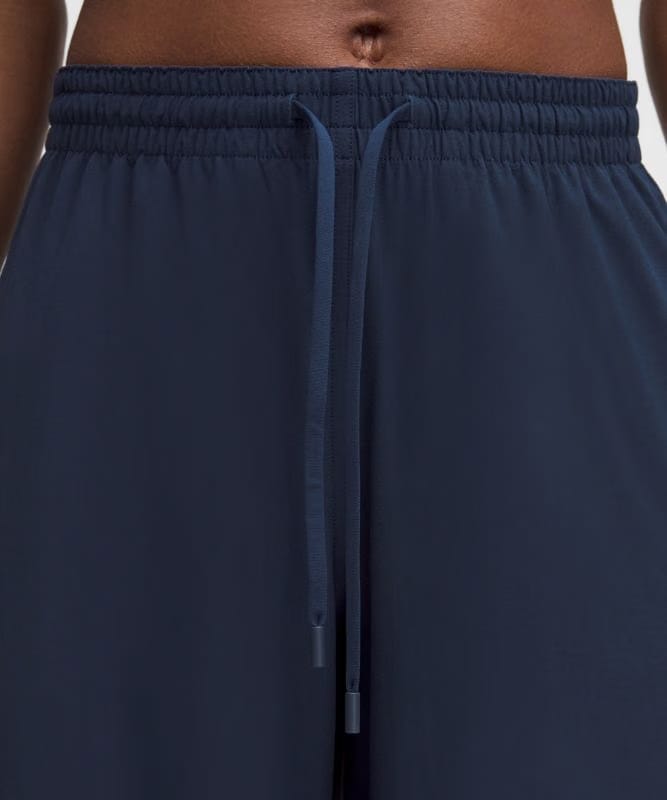 lululemon Court Rival Wide-Leg Track Pant Regular *Stitched Logo - Black/White