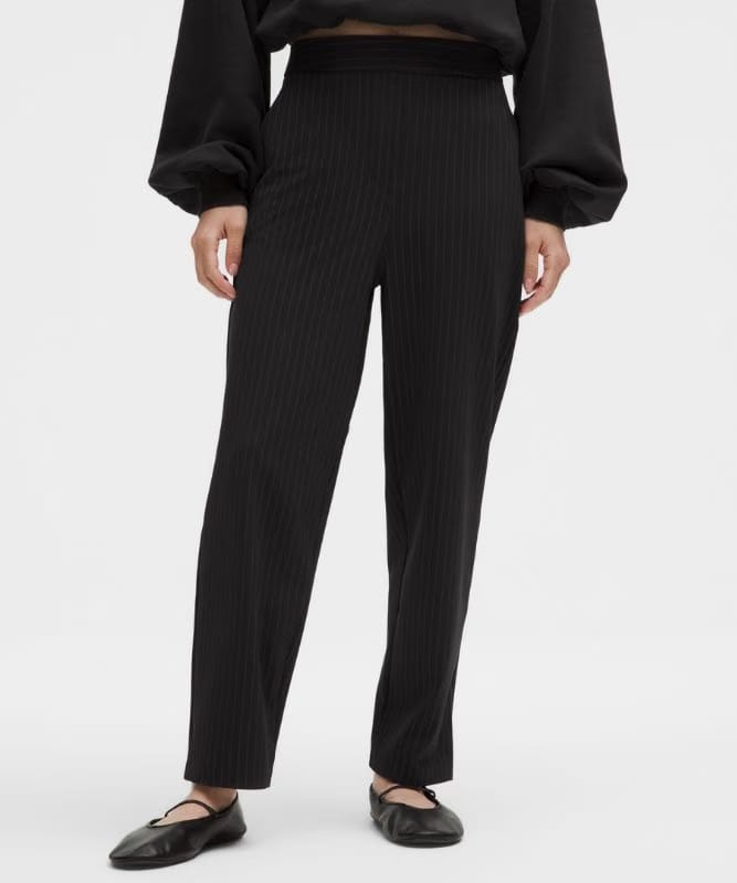 lululemon Daydrift High-Rise Tapered Trouser *Asia Fit - Black/Light Ivory