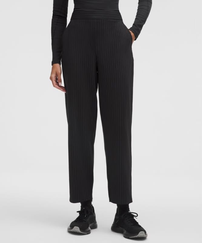 lululemon Daydrift High-Rise Tapered Trouser *Regular - Black/Light Ivory