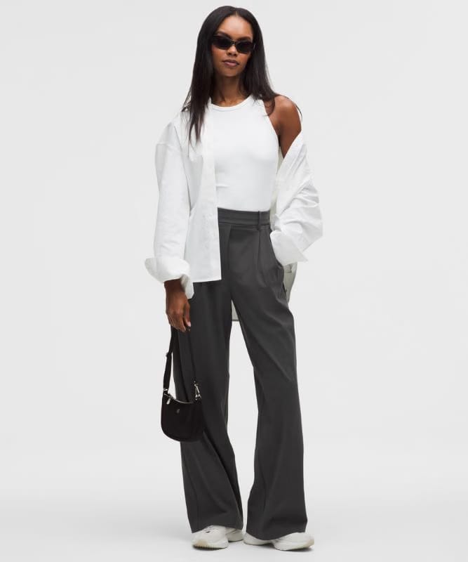 lululemon Daydrift High-Rise Wide-Leg Trouser *Regular - Graphite Grey
