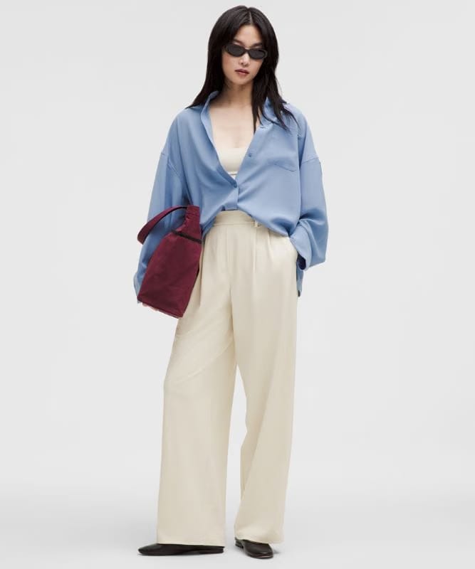 lululemon Daydrift High-Rise Wide-Leg Trouser *Regular - Light Ivory
