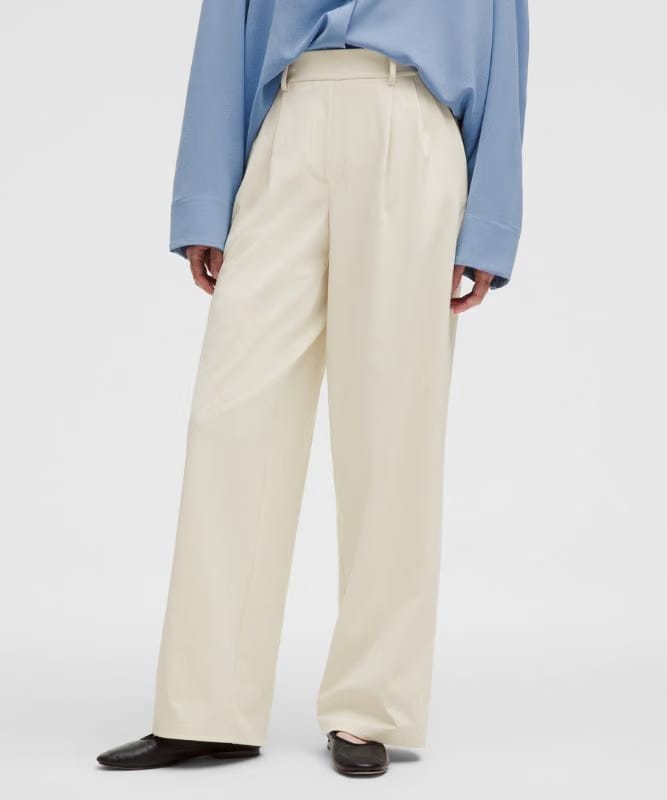 lululemon Daydrift High-Rise Wide-Leg Trouser *Regular - Light Ivory