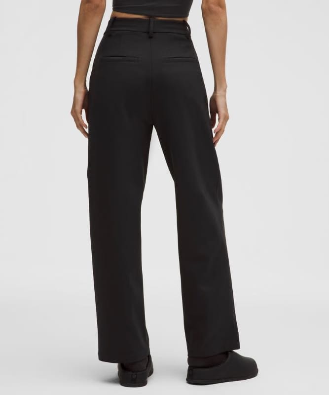 lululemon Daydrift High-Rise Wide-Leg Trouser Brushed *Asia Fit - Black