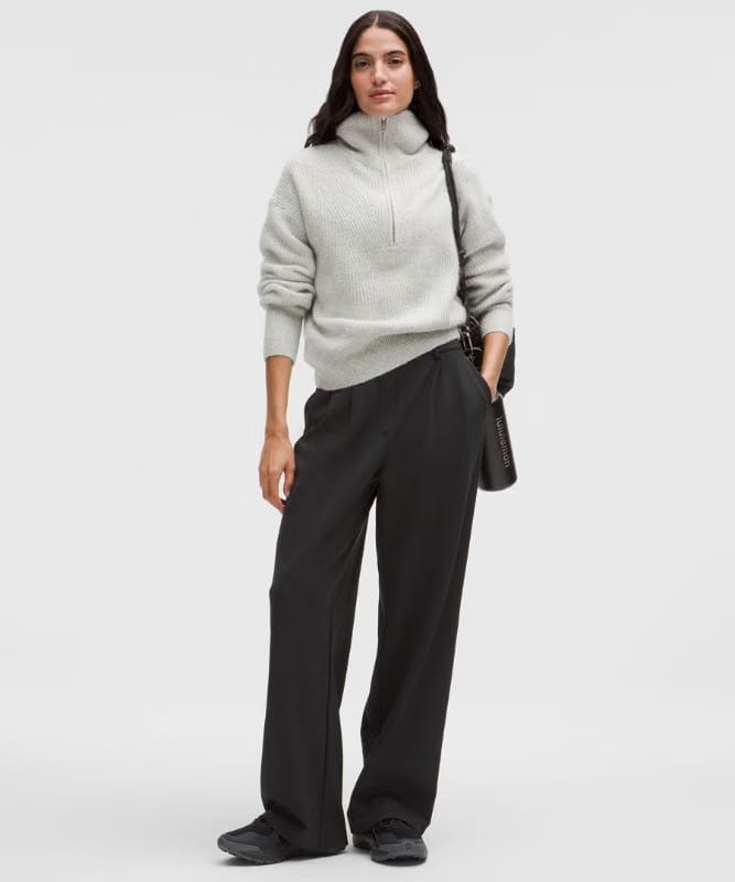 lululemon Daydrift High-Rise Wide-Leg Trouser Regular *Brushed - Black