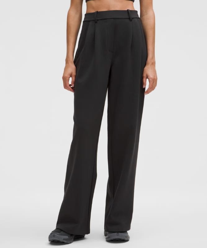 lululemon Daydrift High-Rise Wide-Leg Trouser Regular *Brushed - Black
