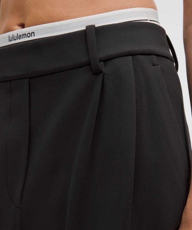lululemon Daydrift High-Rise Wide-Leg Trouser Regular *Brushed - Black