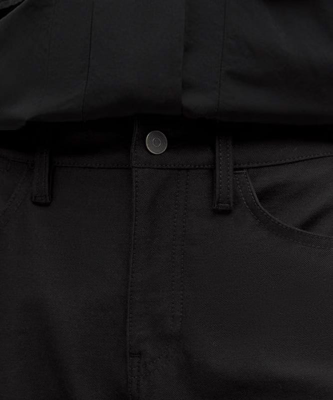 lululemon EasyFive Mid-Rise Relaxed-Straight Pant *Regular - Black