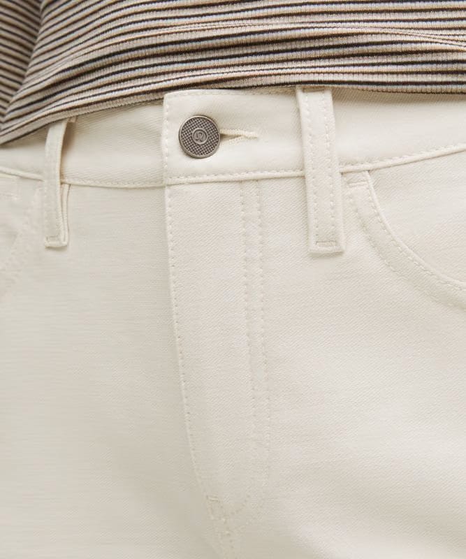 lululemon EasyFive Mid-Rise Relaxed-Straight Pant *Regular - Light Ivory