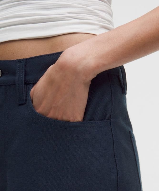 lululemon EasyFive Mid-Rise Relaxed-Straight Pant *Regular - True Navy