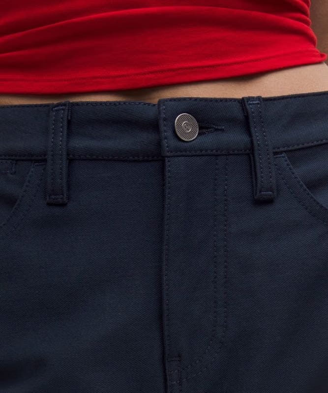 lululemon EasyFive Mid-Rise Relaxed-Straight Pants *Asia Fit - True Navy
