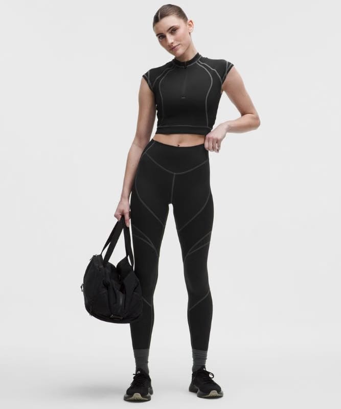 lululemon Everlux Panelled High-Rise Tight 25" - Black