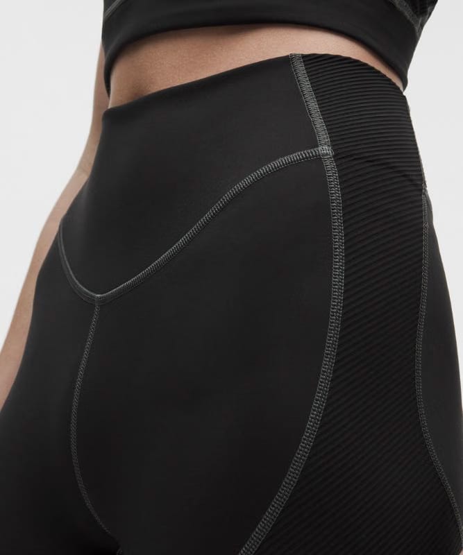 lululemon Everlux Panelled High-Rise Tight 25" - Black
