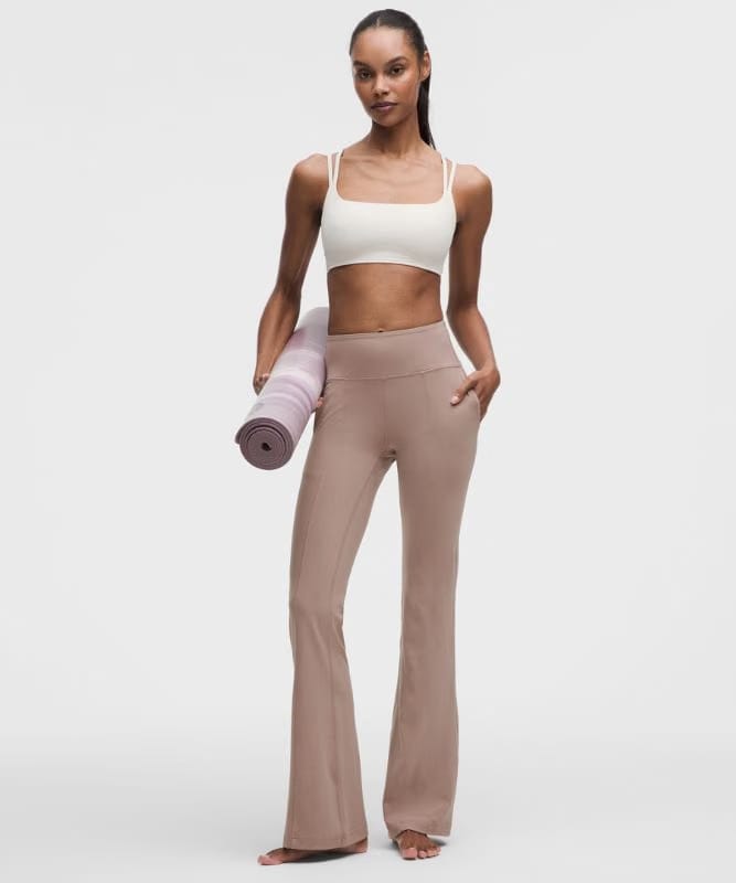 lululemon Groove High-Rise Flared Pant with Pockets 32.5" - Ashen Rose