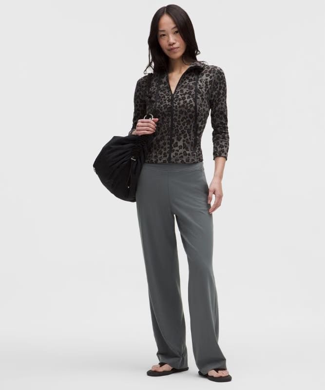 lululemon Groove High-Rise Wide-Leg Pants *Asia Fit - Onyx Grey