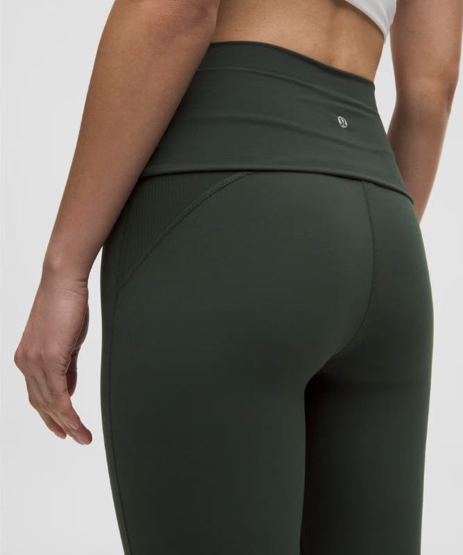 lululemon Groove Nulu Foldover-Waist Flared Pants *Asia Fit - Rainforest Green