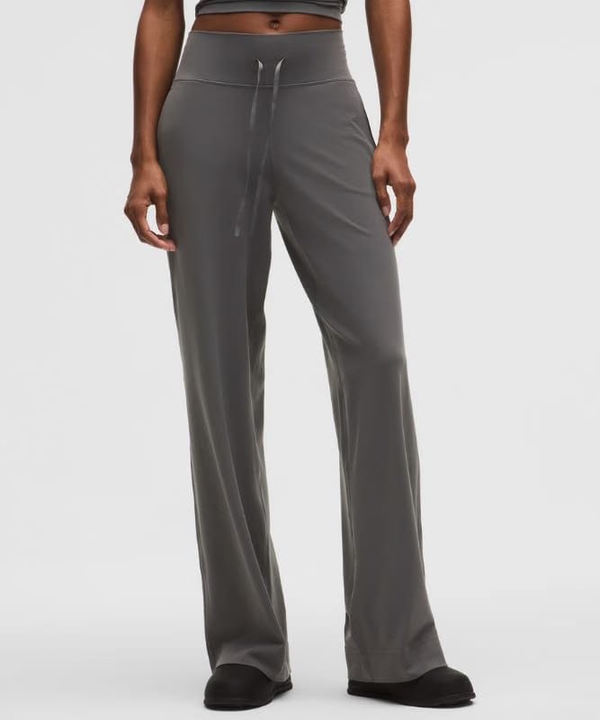 lululemon Groove Wide-Leg High-Rise Pant *Regular - Onyx Grey