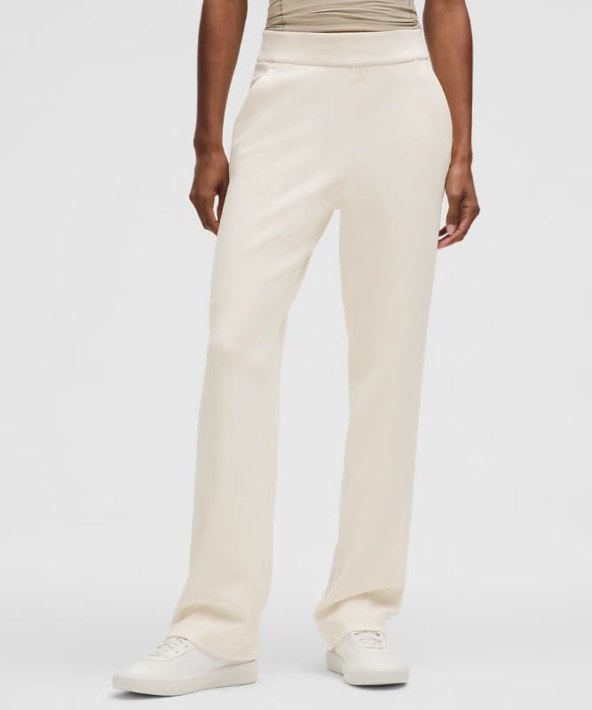 lululemon Softstreme High-Rise Straight-Leg Pant *Regular - Light Ivory