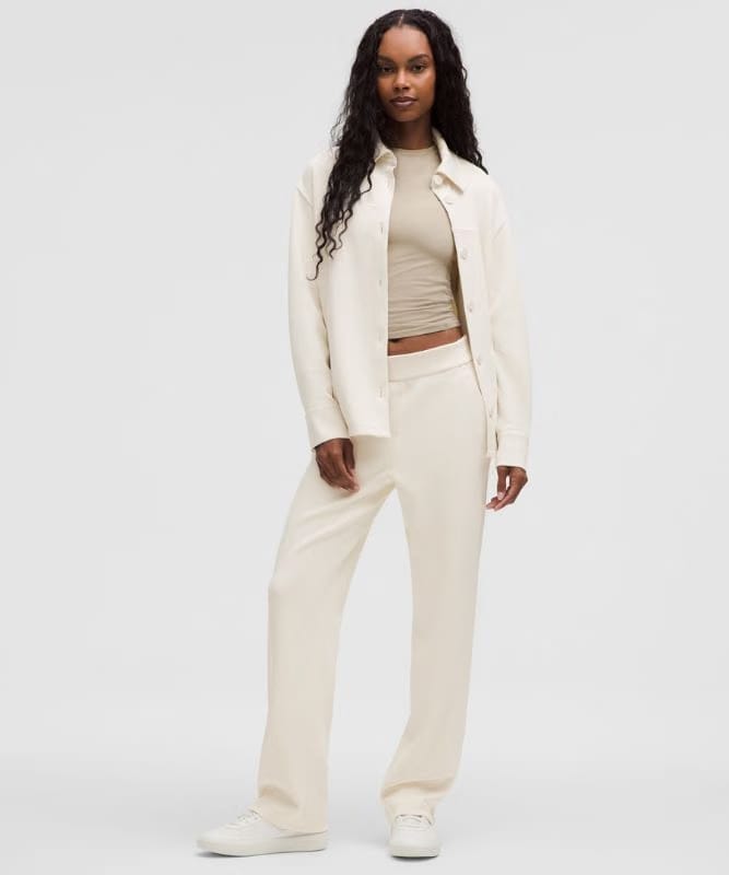 lululemon Softstreme High-Rise Straight-Leg Pant *Regular - Light Ivory