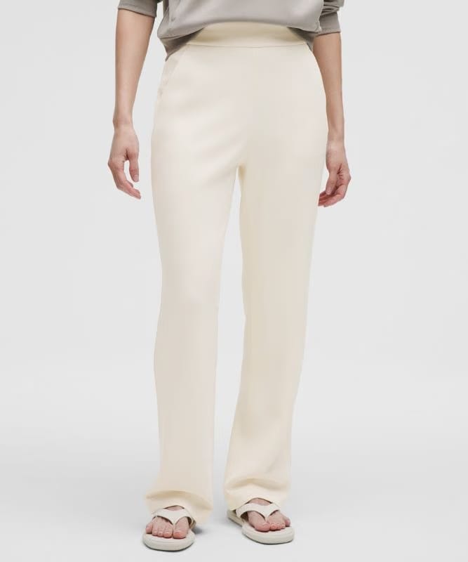 lululemon Softstreme High-Rise Straight-Leg Pants *Asia Fit - Light Ivory