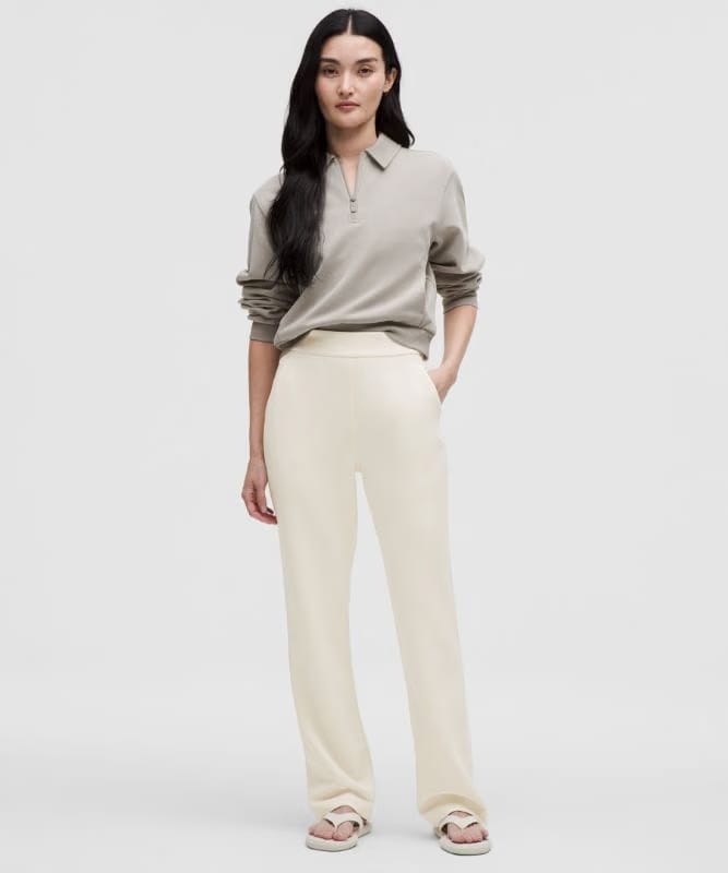 lululemon Softstreme High-Rise Straight-Leg Pants *Asia Fit - Light Ivory
