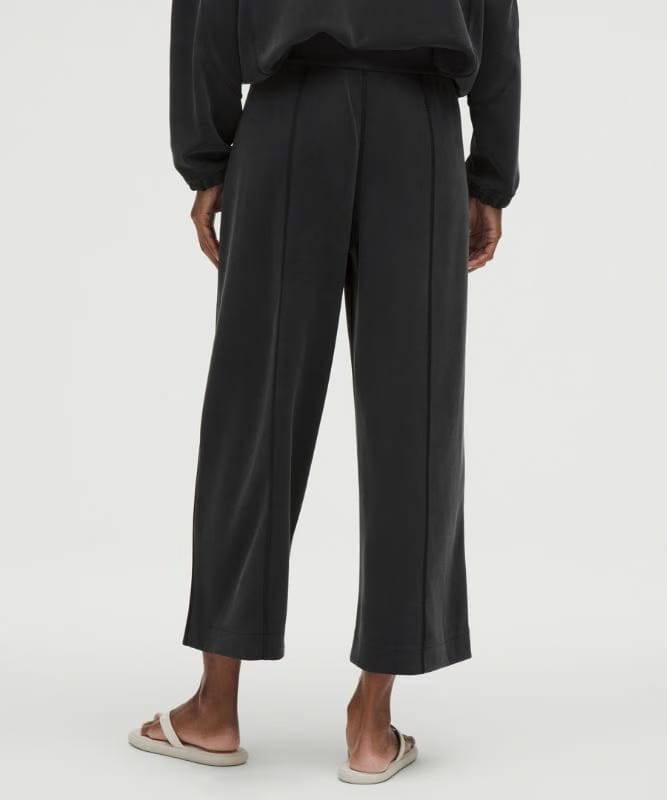 lululemon Softstreme High-Rise Wide-Leg Cropped Pant - Black