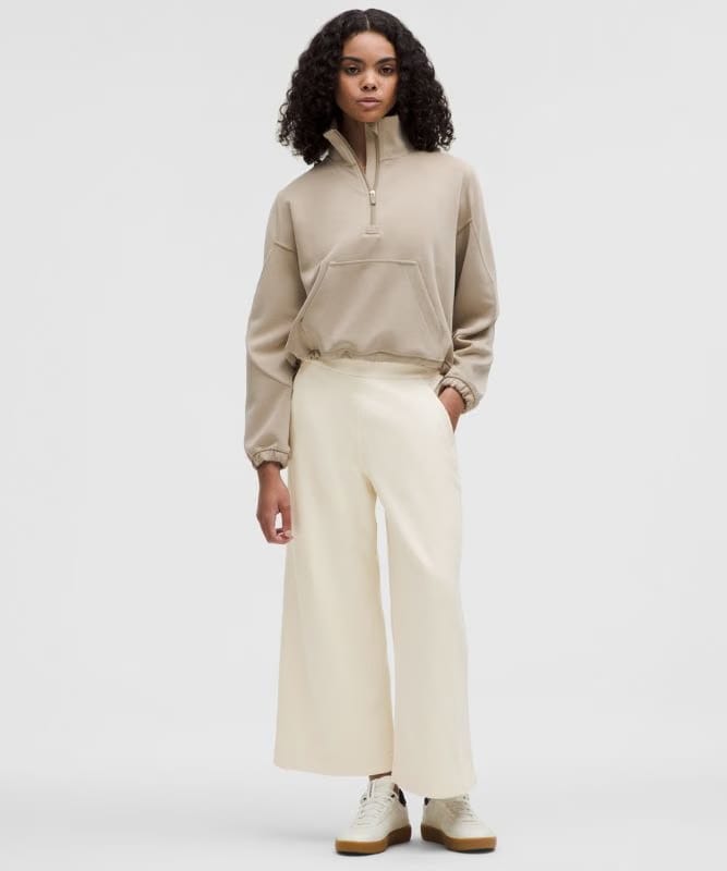 lululemon Softstreme High-Rise Wide-Leg Cropped Pant - Black