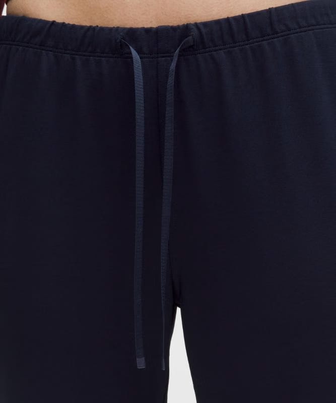 lululemon Striped Slim-Fit Mid-Rise Track Pant - Burgundy Bay/Light Ivory/Oxford Red