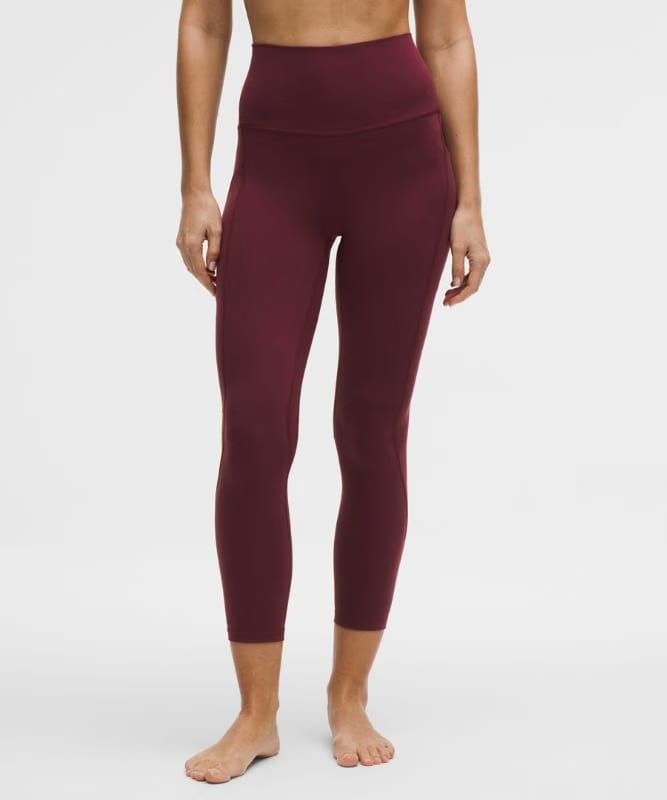 lululemon Align™ High-Rise Pant with Pockets 25" - Burgundy Bay