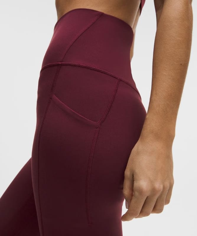 lululemon Align™ High-Rise Pant with Pockets 25" - Burgundy Bay
