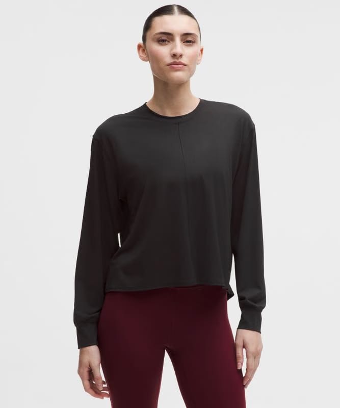 lululemon All-Sport Tie-Back Long-Sleeve Shirt - Black