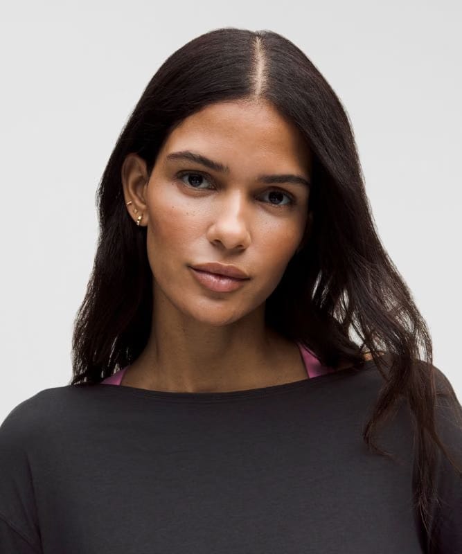 lululemon Back In Action Organic Cotton Long-Sleeve Shirt - Black