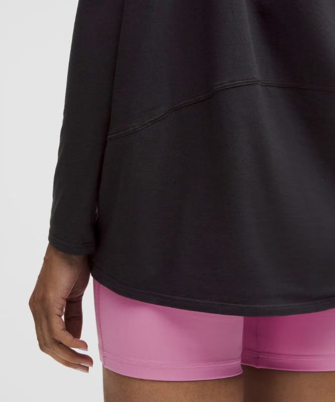 lululemon Back In Action Organic Cotton Long-Sleeve Shirt - Black