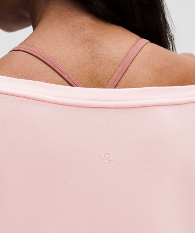 lululemon BeCalm Oversized Boatneck Long-Sleeve Shirt - Pink Pearl
